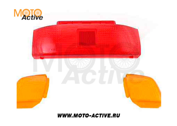 Задняя оптика комплект (стекла) Honda Lead-100 AF-48