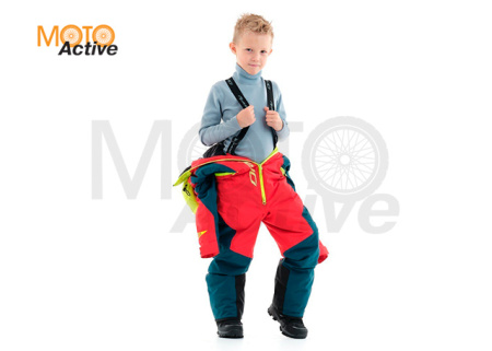 Зимний утепленный комбинезон DF Junior Gravity RedDark Ocean (128-134)