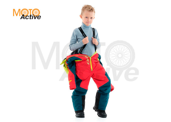 Зимний утепленный комбинезон DF Junior Gravity RedDark Ocean (116-122)