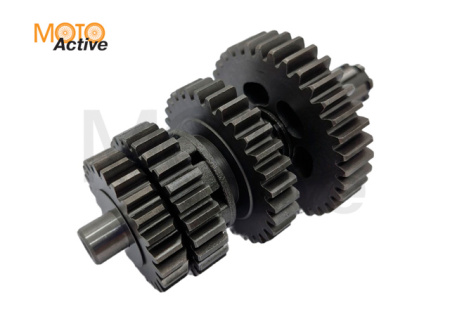 Вал КПП вторичный в сборе, YX125/W120-2 E-start WELS RT(252168006001)