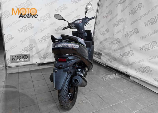 Скутер Regulmoto EAGLE 50 (LJ50QT-3L) колёса R12, Чёрный