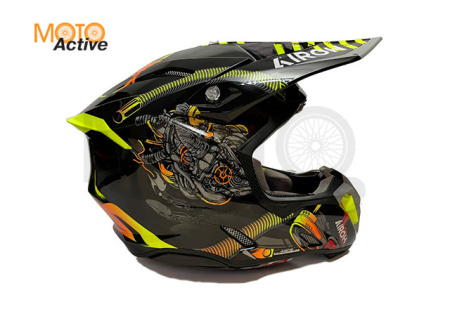 Кроссовый шлем Airoh Twist 3 Toxic Gloss