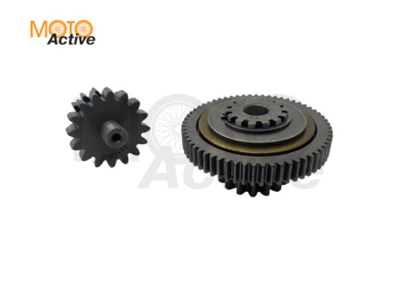 Шестерня большая двойная редуктора стартера 174MN-3 (CBS300) ZS