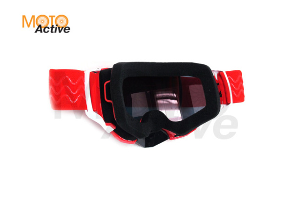 Очки Мотокросс HIZER #25 (красные)