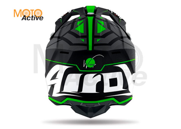 Кроссовый шлем Airoh Wraap Mood Green Matt