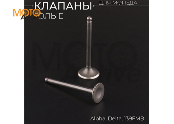 Клапаны (голые) 139FMB Alpha, Delta (L-66mm) "BEEZMOTO"
