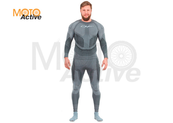 Термофутболка DF 3DThermo Grey с длинный рукавом