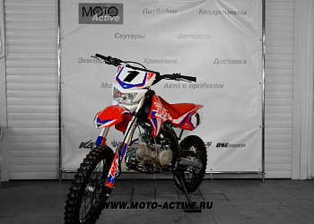 Питбайк APOLLO RFZ START 125 LЕ 17х14 ( Красный/RED)