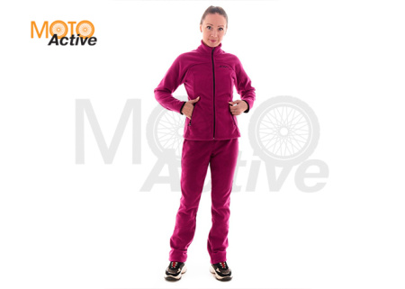 Женские флисовые брюки Dragonfly Purple Black