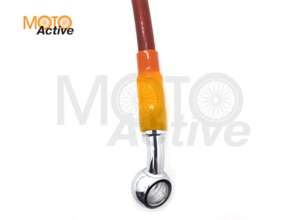 Шланг гидравлический тормозной (армированный) L= 500 d=10мм красный