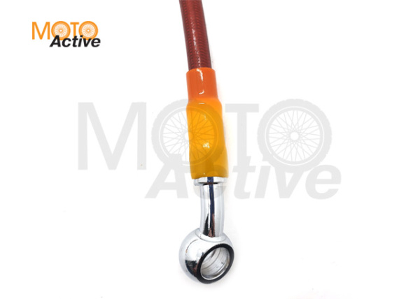 Шланг гидравлический тормозной (армированный) L= 500 d=10мм красный