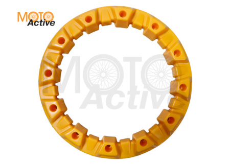 Пластик накладка декоративная бэдлок ATV WILD TRACK, 10" желтый