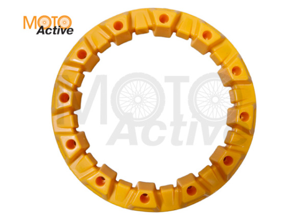 Пластик накладка декоративная бэдлок ATV WILD TRACK, 10" желтый