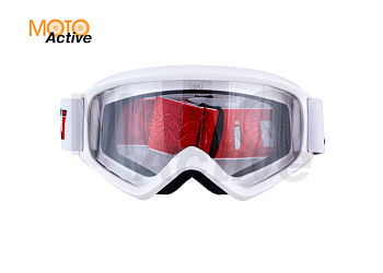 Очки для мотокросса ATAKI HB-319 белые глянцевые