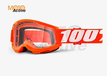 Очки 100% Strata 2 Youth Goggle Orange / Clear Lens