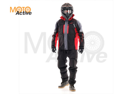 Мембранная куртка QUAD PRO BLACK-RED 2021