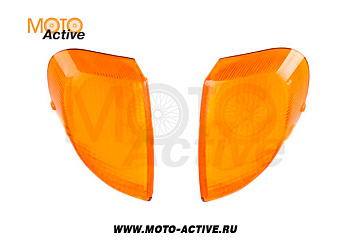 Стекло поворотов зад (пара) Yamaha JOG SA01"KOMATCU"