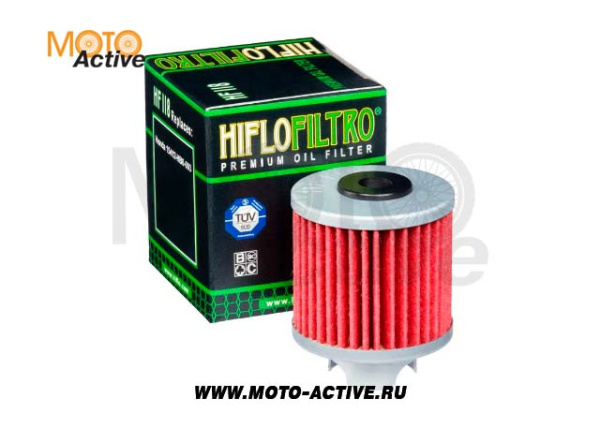 Фильтр масляный Hi-Flo HF 118 для YX160-170