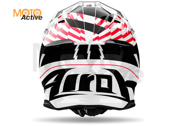 Кроссовый шлем Airoh Twist 3 Thunder Red Gloss