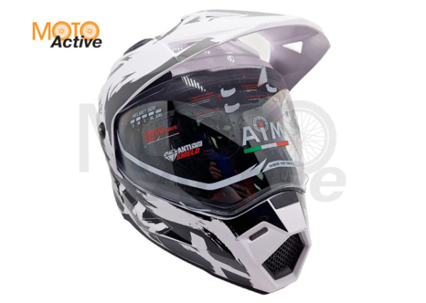 Шлем детский AiM JK802Y White/Black