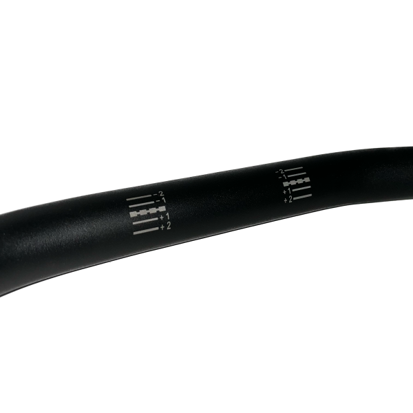 Руль алюминиевый переменного сечения 22.2---28.6, черный, MojoRacing M2/M4/M8