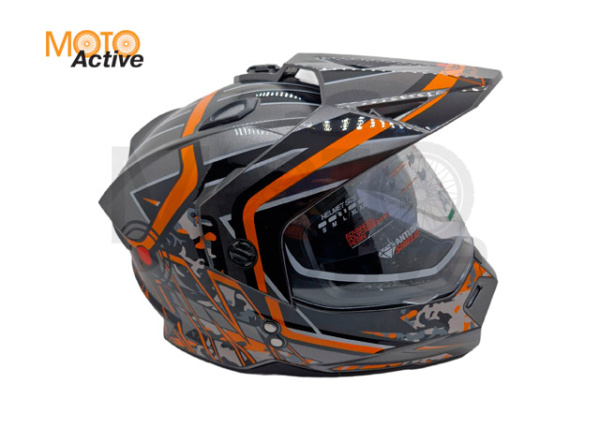 Шлем AiM JK802S Orange/Grey/Black