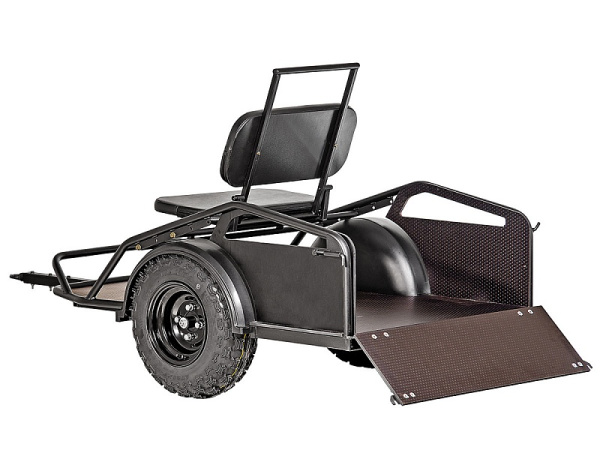 Полуприцеп  CARGO-2, в сборе со съемными элементами, окраш. RAL 9005 (черный янтарь)