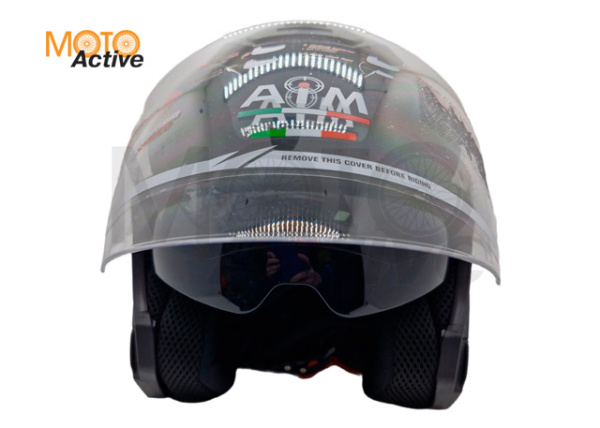 Шлем AiM JK526 Red/Grey/Black