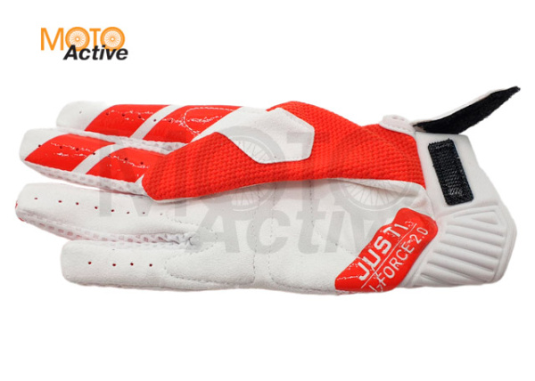 Перчатки JUST1 J-FORCE 2.0, красный/белый