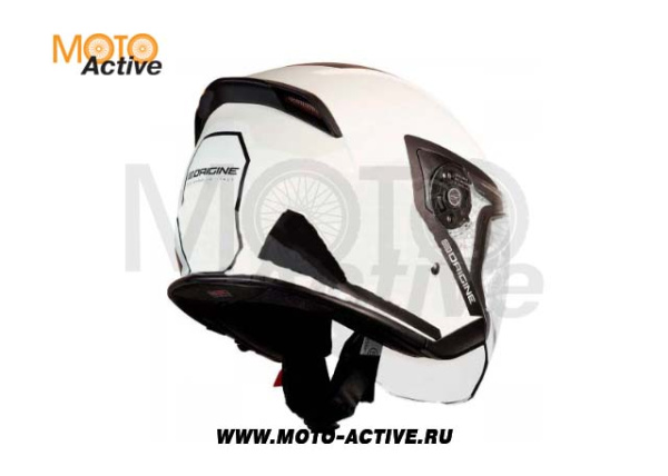 Шлем открытый со стеклом ORIGINE PALIO Techy, белый/серый
