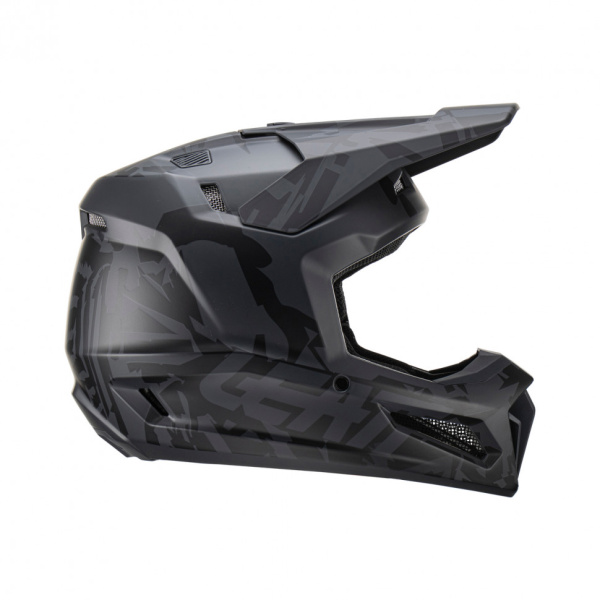 Шлем Leatt Moto 3.5 Helmet Kit (шлем   очки Leatt Velocity) (Stealth, 2023)