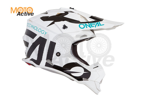 Шлем кроссовый O'NEAL 2Series Slick, белый/черный