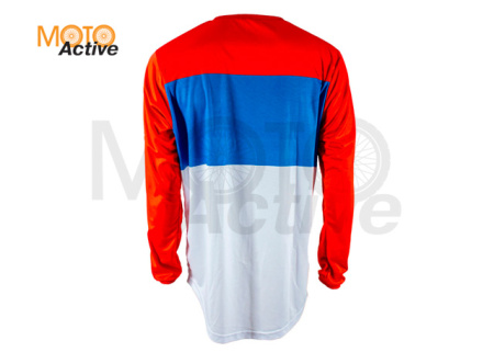 Джерси FLY RACING F-16 REFRESH , белая/красная/синяя