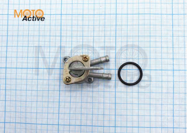 Кран топливный ATV (два штуцера) "HY"