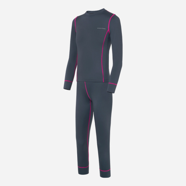 Термобелье для девочек FINNTRAIL Dino 6101 DarkGreyPink