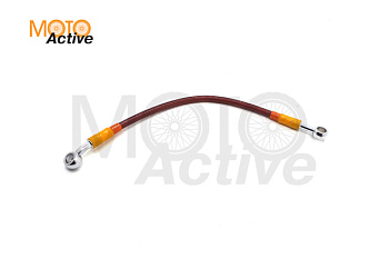 Шланг гидравлический тормозной (армированный) L= 300 d=10мм красный