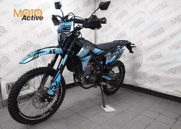 Мотоцикл REGULMOTO ZR 300 PR 4 valves 6 Gear (балансир, с ПТС)) черный-синий