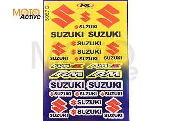 Наклейки (набор) спонсор SUZUKI (40х28см) (#5987G)
