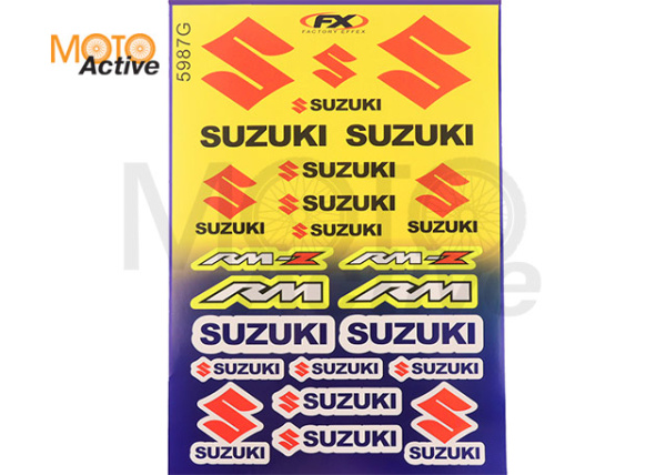 Наклейки (набор) спонсор SUZUKI (40х28см) (#5987G)