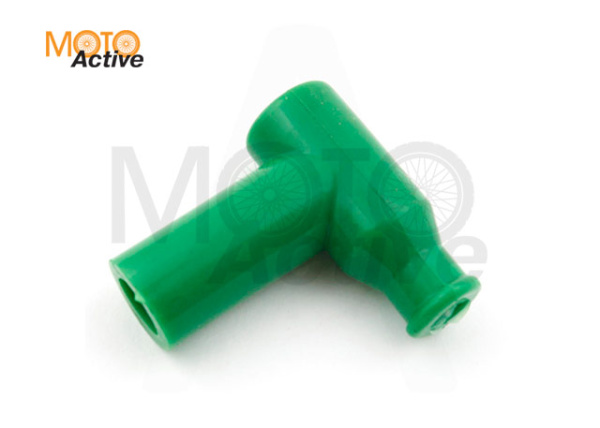 Насвечник мото (тюнинг) 90*, Т- образный (зеленый) "NJK"