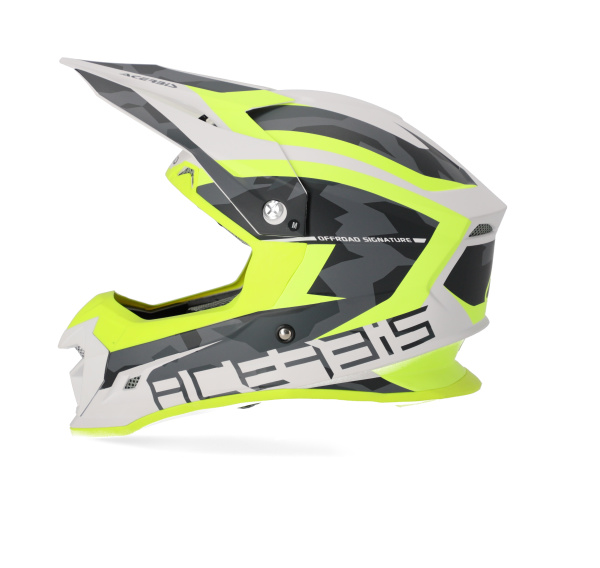 Шлем (кроссовый) Acerbis PROFILE 4 Fluo-Yellow/White