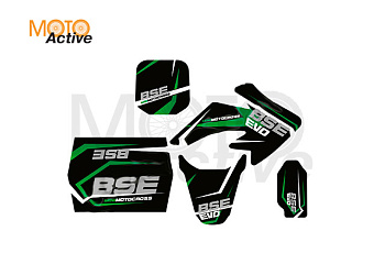 Наклейки EVO набор (зеленые)