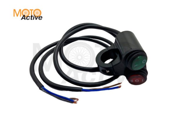 Переключатель ON/OFF двойной (2 3) с подсветкой, крепление на руль 22мм