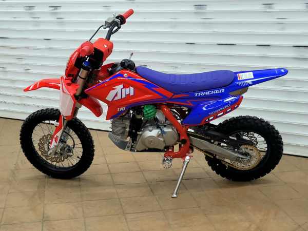 Питбайк Кроссовый Apollo Tracker 110E auto, 14/12 (Красный/Cиний)