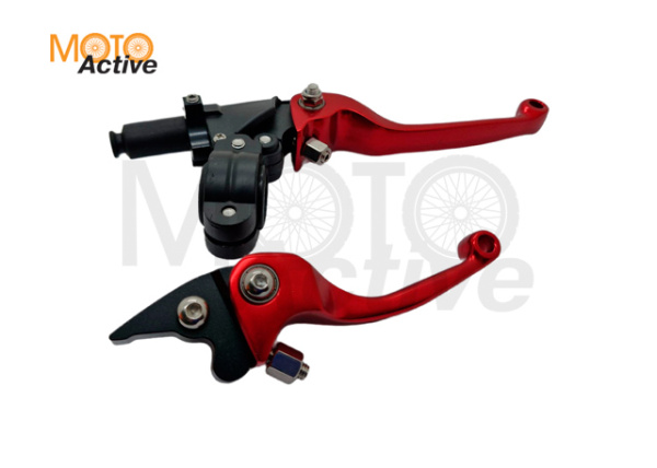 Рычаги руля (универсальные)(красные) "ASV"