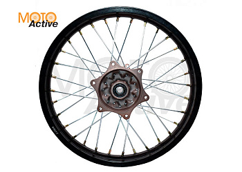 Диск колесный задний Regulmoto ZR (2,15х18"), ось 17 мм, черный