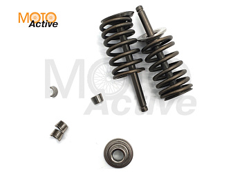 Клапаны комплект (пружины, тарелки, сухари) Alpha 70,110,120сс