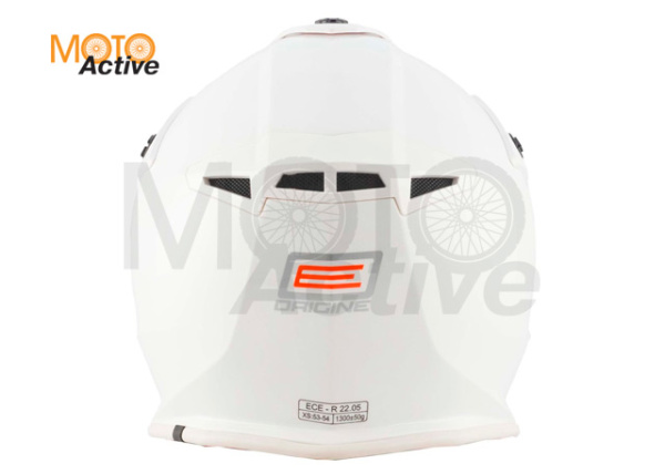 Шлем (кроссовый) Origine HERO Solid, белый глянцевый