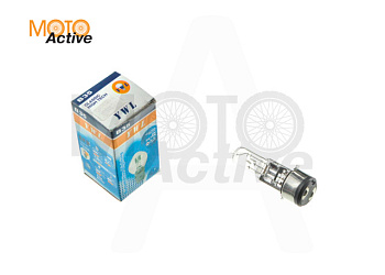 Лампа BA20D (2 уса) 12V 35W/35W (белая) "YWL"