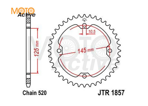 Звезда ведомая JTR1857.38